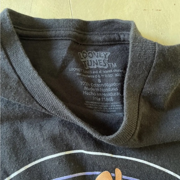 Youth / Womens Throwback Looney Tunes Black T-Shirt Size Small - Picture 3 of 4